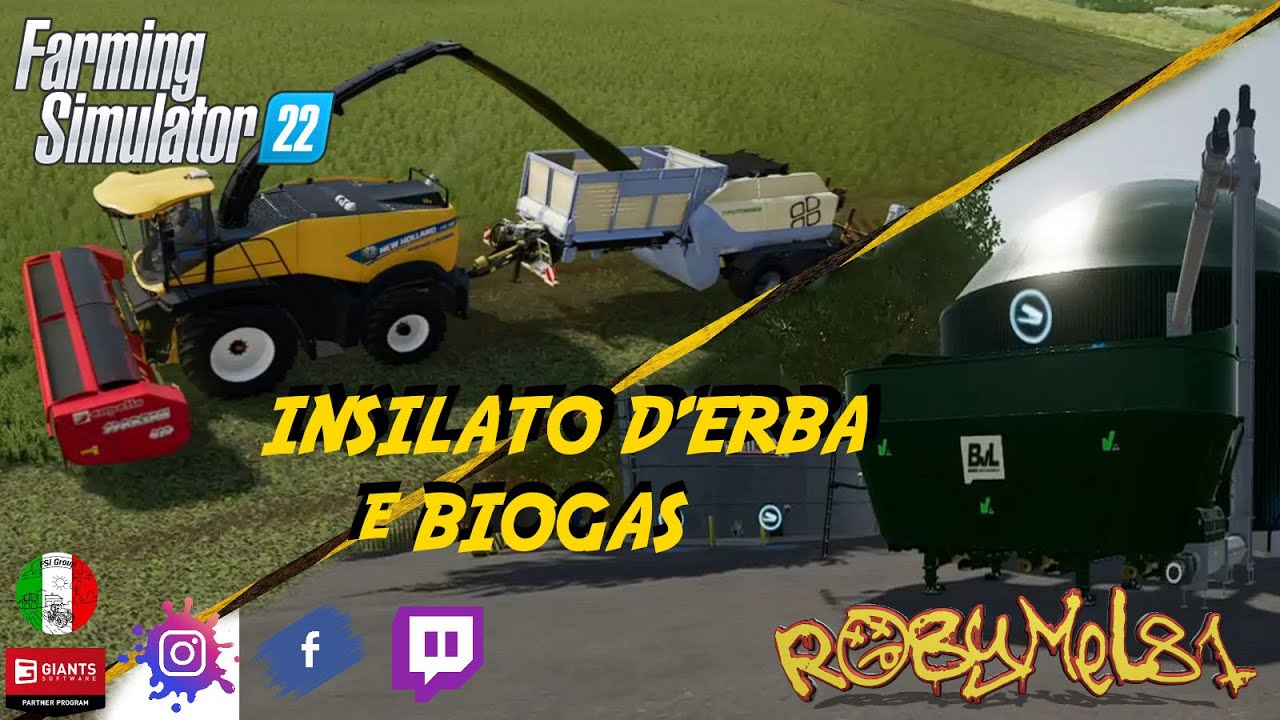 Insilato D'erba & Biogas ►  FARMING SIMULATOR 22  ► SERIE EMILIA #37