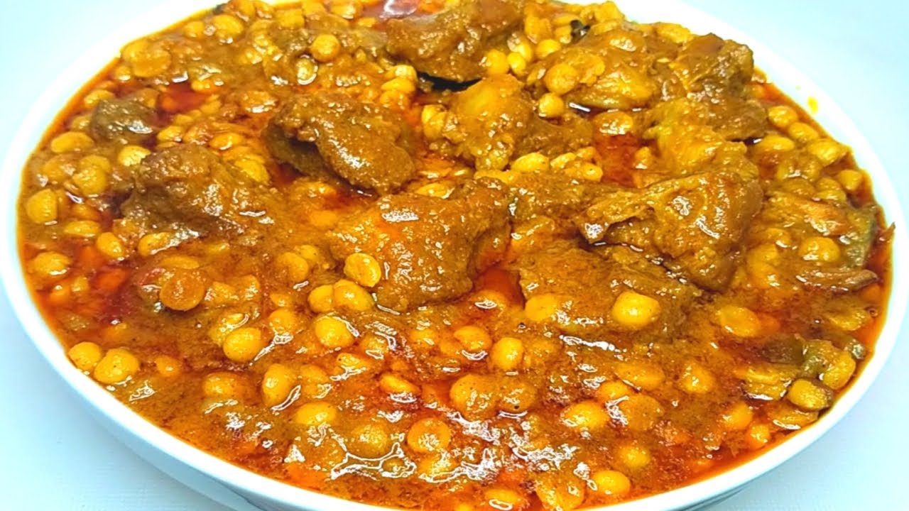 ছোলা বুটের ডালে মাংস রান্না | গরুর মাংস রান্না | Buter Dal Mangsho Ranna | Beef Recipe | Beef Curry