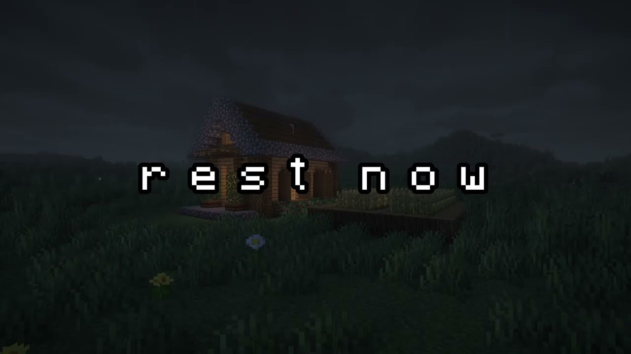 forget everything, it's a rainy night... (minecraft music & thunderstorm)