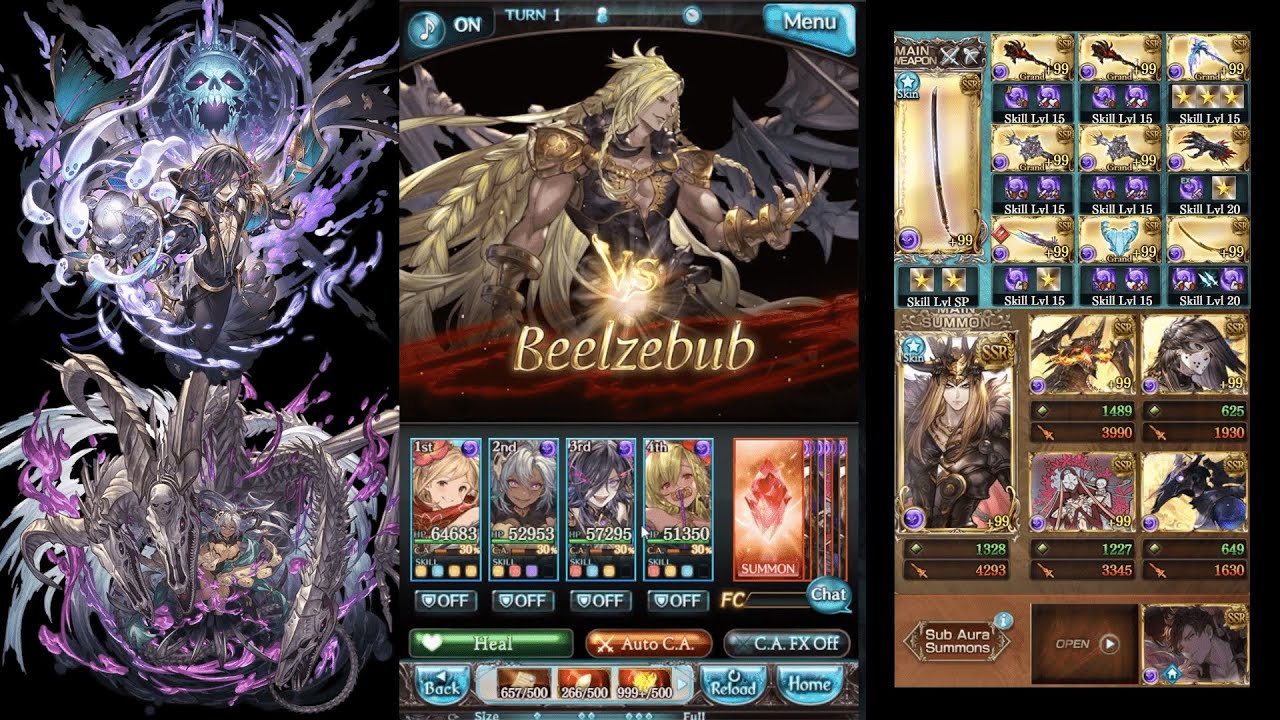 【Granblue Fantasy】Dark Primal Kengo Beelzebub Solo