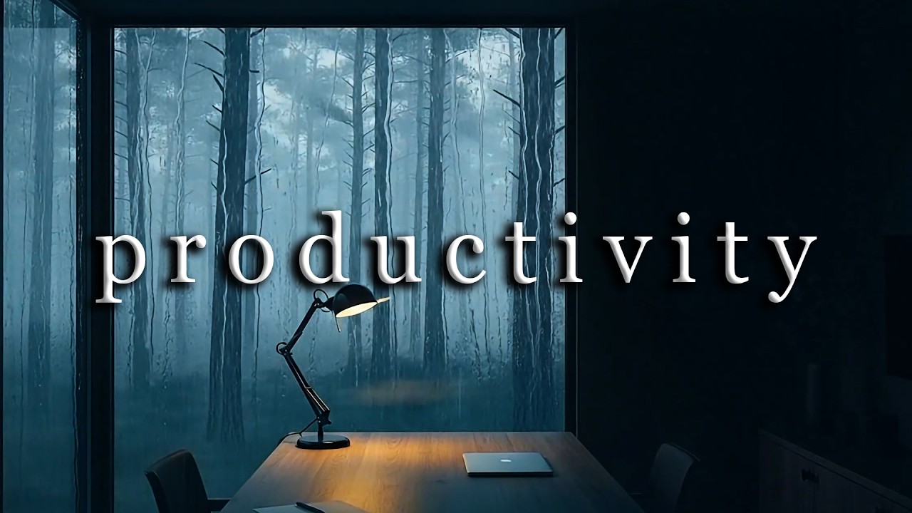 Productivity Music for CEOs | Slow Sad Music for Deep Focus & Work 🌧️