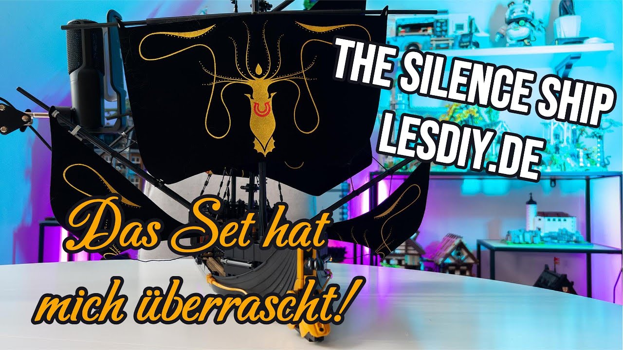 Das Set hat mich überrascht! Was für wunderschöne Segel! Schiff der Stille von LESDiy.de!
