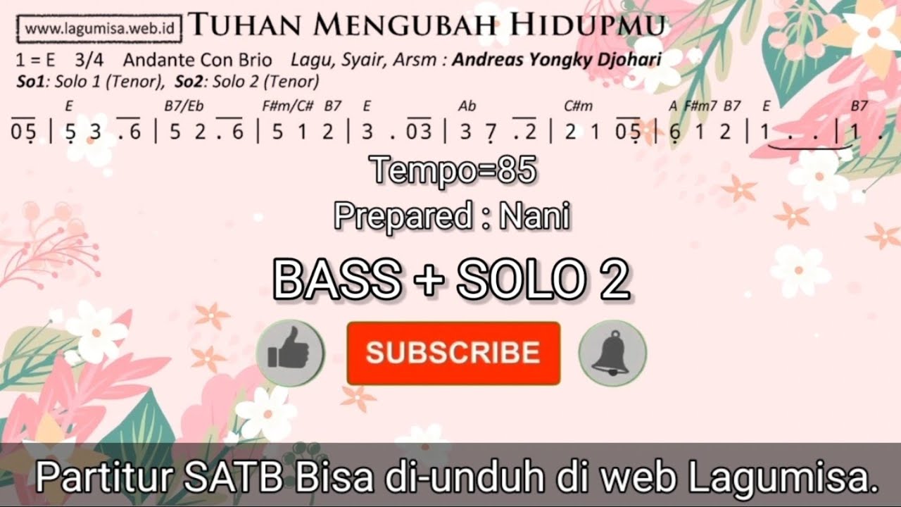 Tuhan Mengubah Hidupmu - Andreas Yongki (BASS)