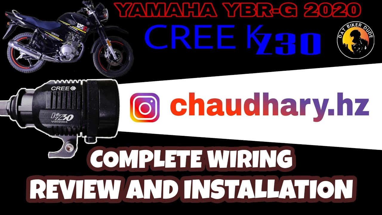 CREE KZ30 | INSTALLATION WIRING AND ON ROAD VIEW | CHZ