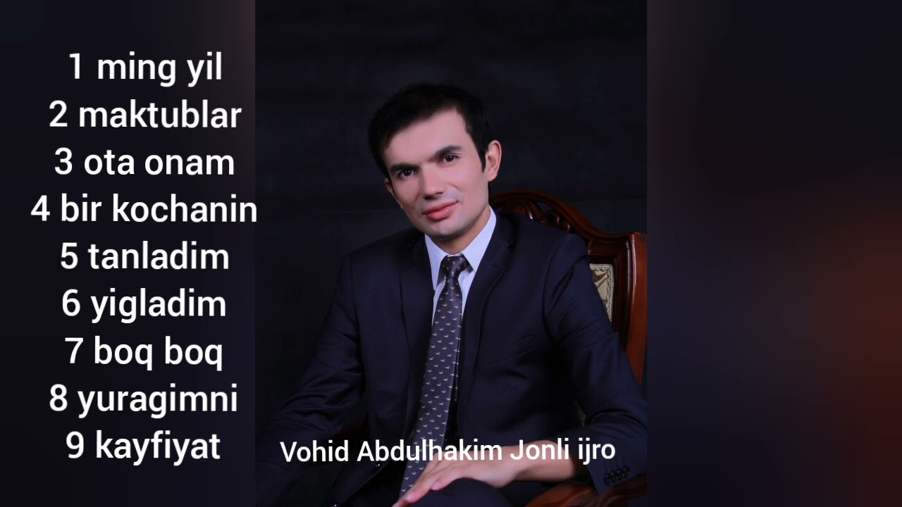 Vohid Abdulhakim Jonli ijro 2025 - Live video (Jonli Ijro) 2025