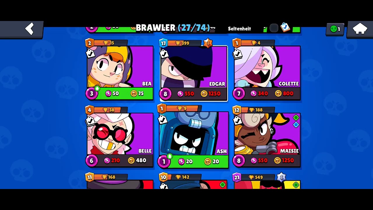 neue Challenge f&uuml;r mich brawl Stars aber ohne Power W&uuml;rfel