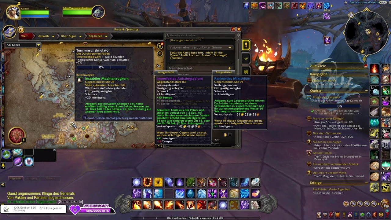 World of Warcraft - The War Within -  Kampagne - Azj Kahjet - Server Baelgun! #wow #tww #warwithin