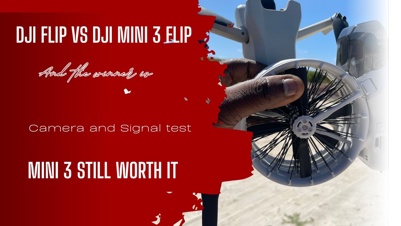 DJI Mini 3 vs DJI Flip camera and signal test comparison flight
