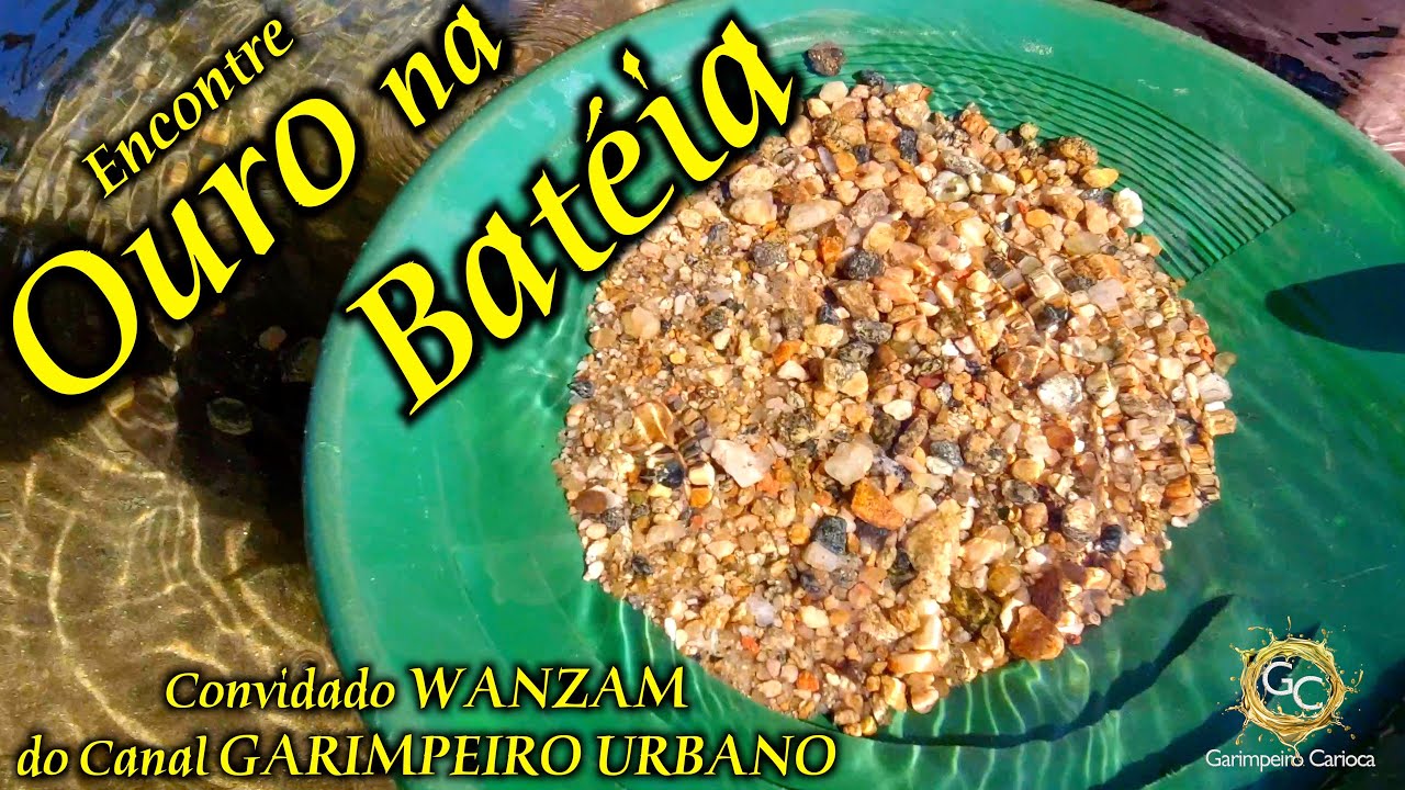 APRENDA a Garimpar OURO na CACHOEIRA com a BATÉIA
