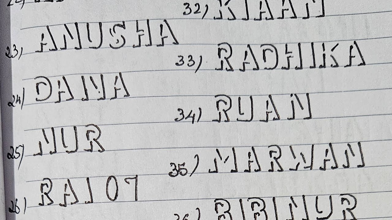 Name Calligraphy.. 💕