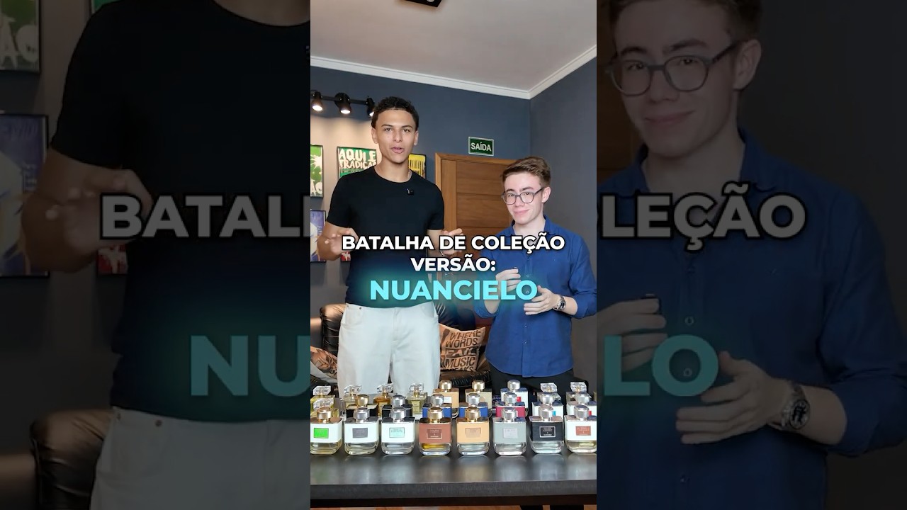 Quem montou a melhor cole&ccedil;&atilde;o de perfumes da NUANCIELO? Eu ou o Miranda?