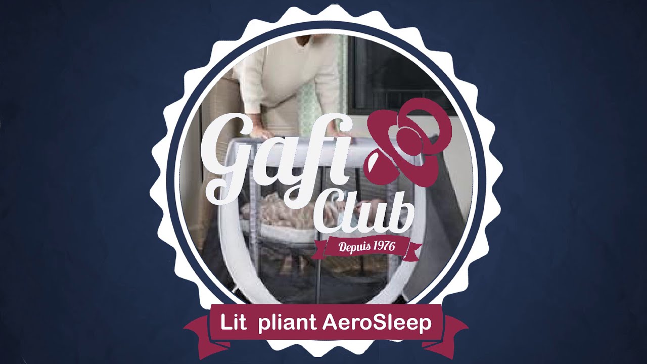 Présentation lit pliant Aeromoov / Aerosleep
