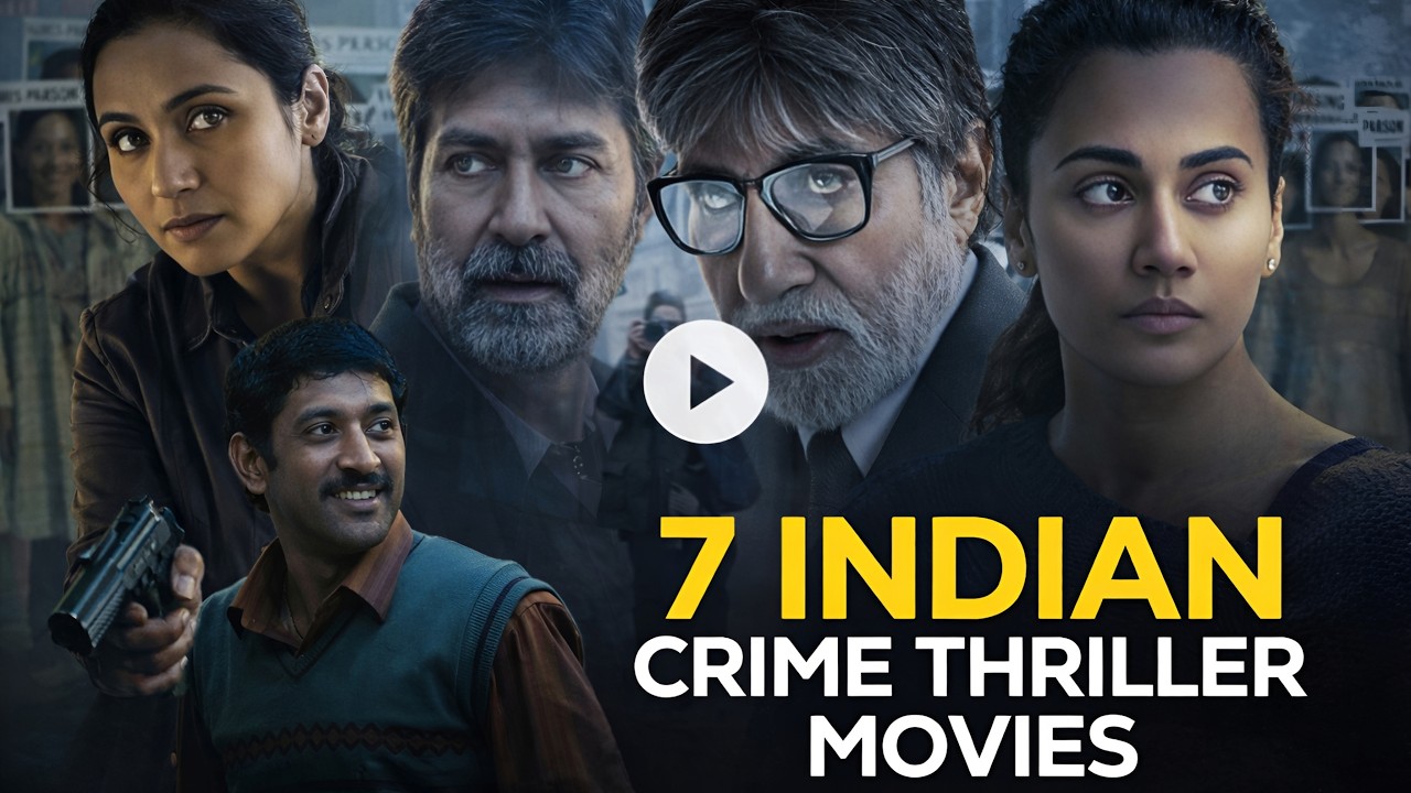 Top 7 Indian crime thriller movies with mind-blowing twists