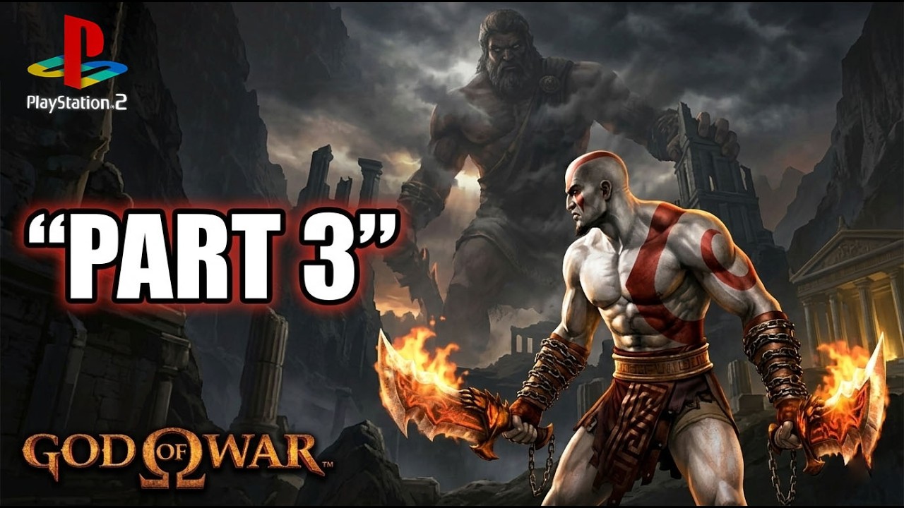 God of War 1 (PS2) Part 3 – Kratos Encounters Cronus | Full Gameplay Walkthrough