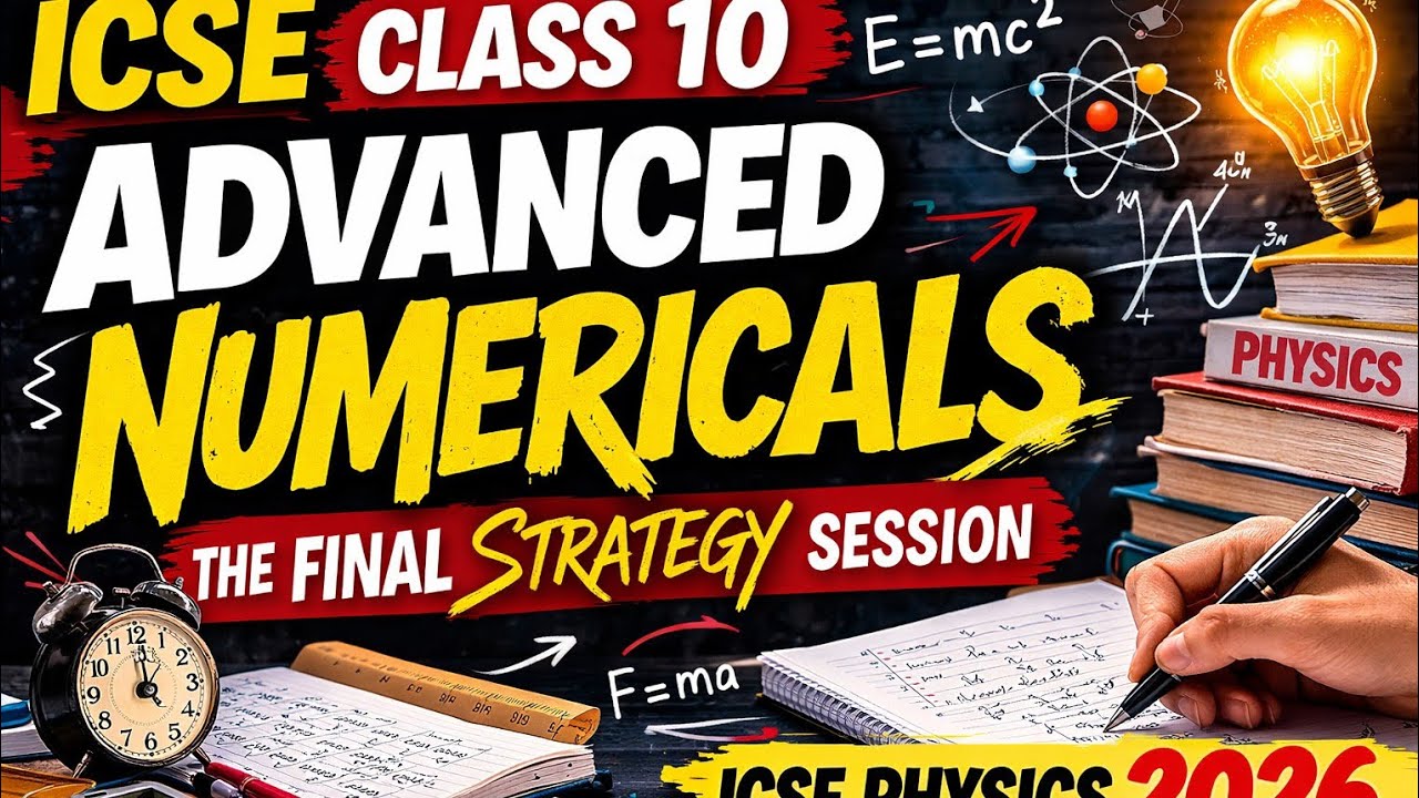 ICSE Physics Board Exam 2026 | Advanced Questions & Concepts | High Level Practice for Top Marks