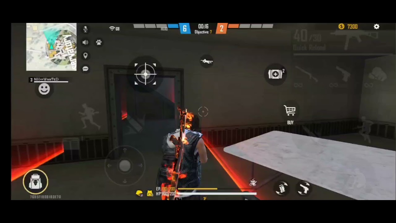 MDM FF GAMING 😂 V/S WANTED FF GAMING 😭 1 VS 1 ROOM MATCH POWER FULL PLAYER👍