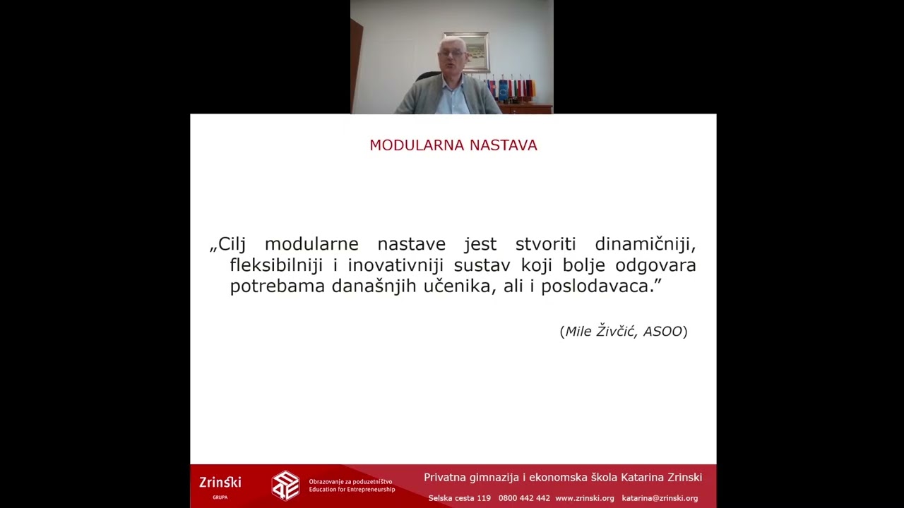 Vitomir Tafra: Modularna nastava u kontekstu nastave projektima