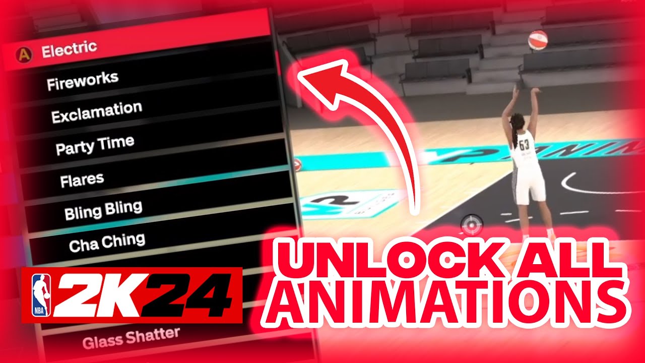 2K24 UNLOCK ALL GREEN ANIMATIONS IN MYPLAYER!
