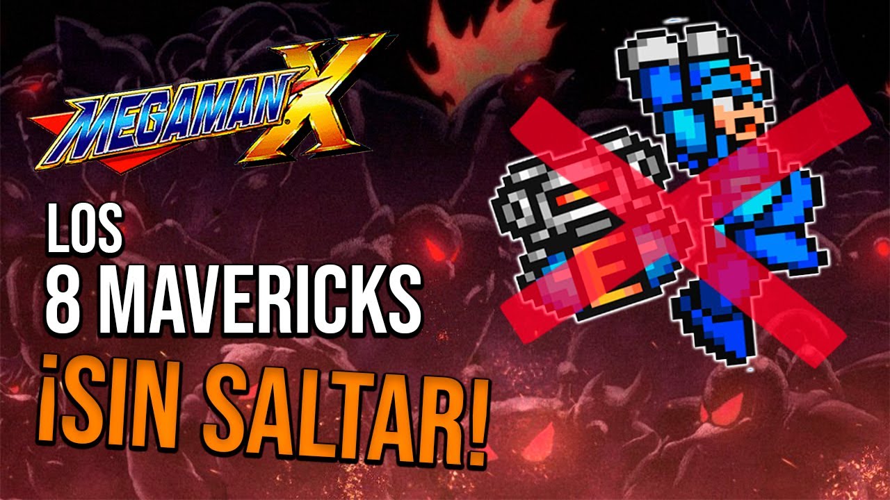 ¿Es posible vencer a los 8 Mavericks de Megaman X sin saltar y sin mejoras?