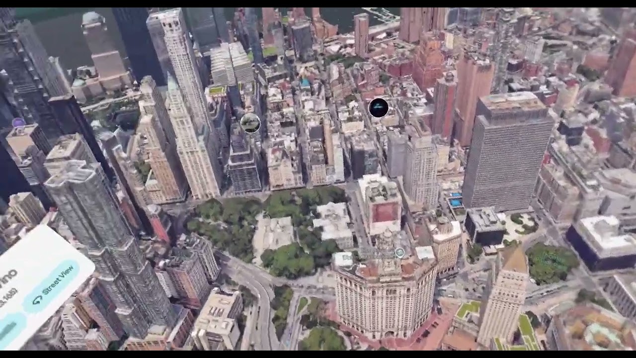 Google Maps on Samsung Galaxy XR