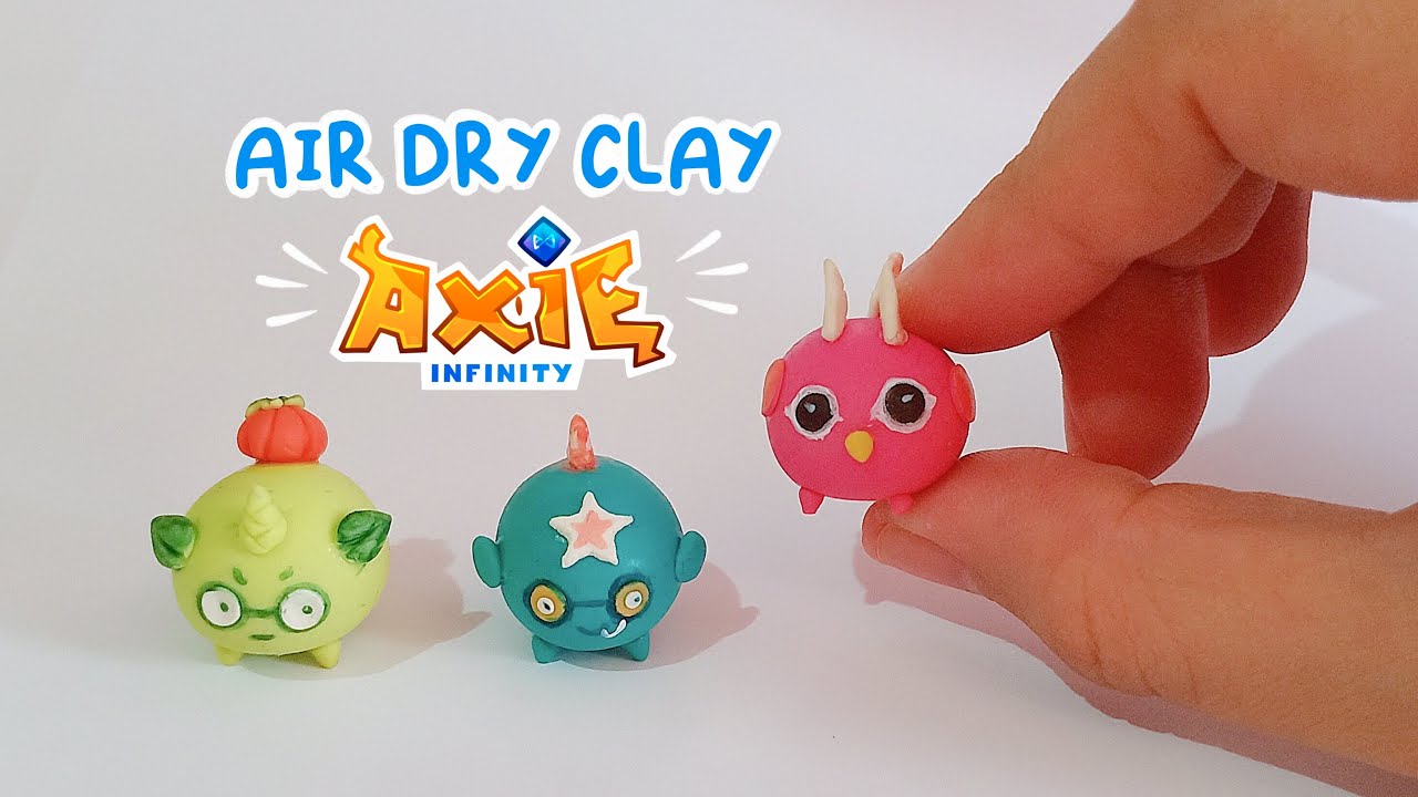 Let’s make some Axies | Axie Infinity Characters Air Dry Clay Version