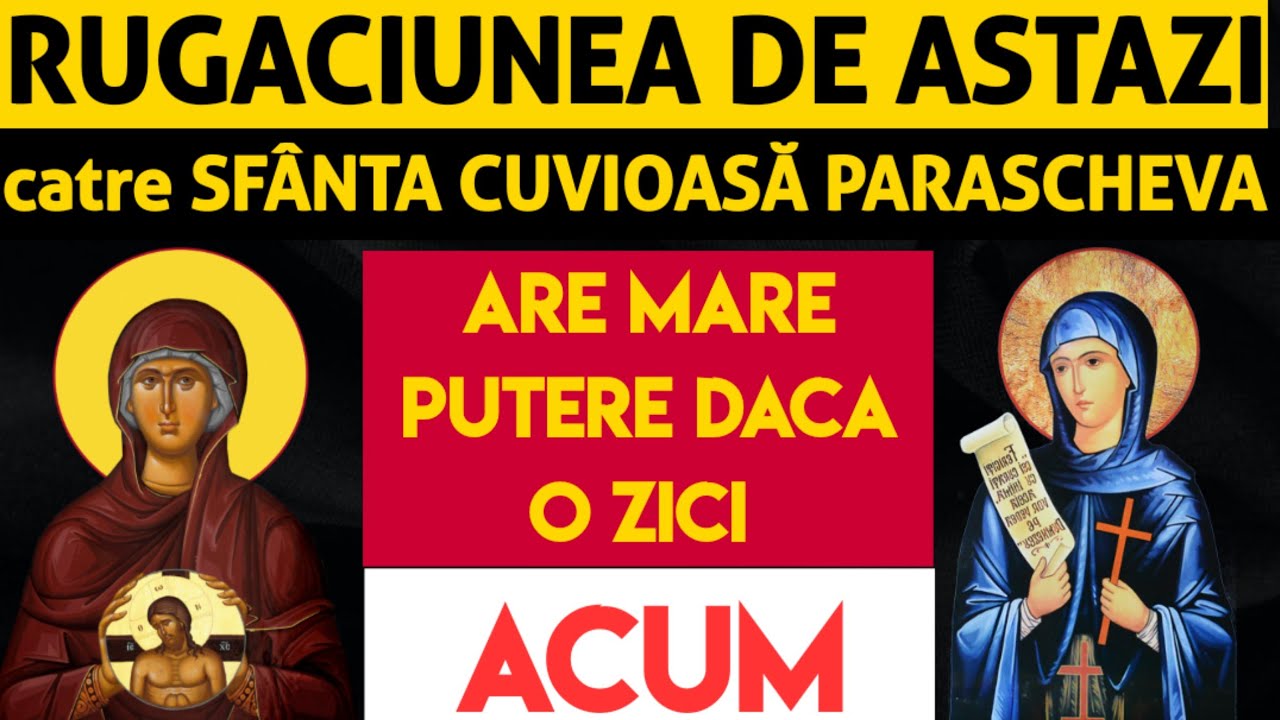 Aceasta Rugaciune Facatoare De Minuni Catre Sf Parascheva are ENORMA putere✝️
