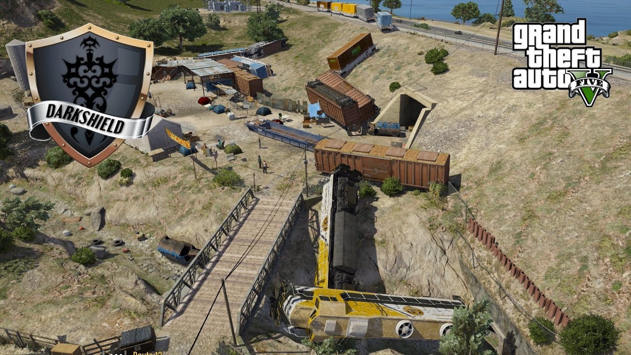 GTA 5 Roleplay - Darkshield - #31 - Massive Train Crash!