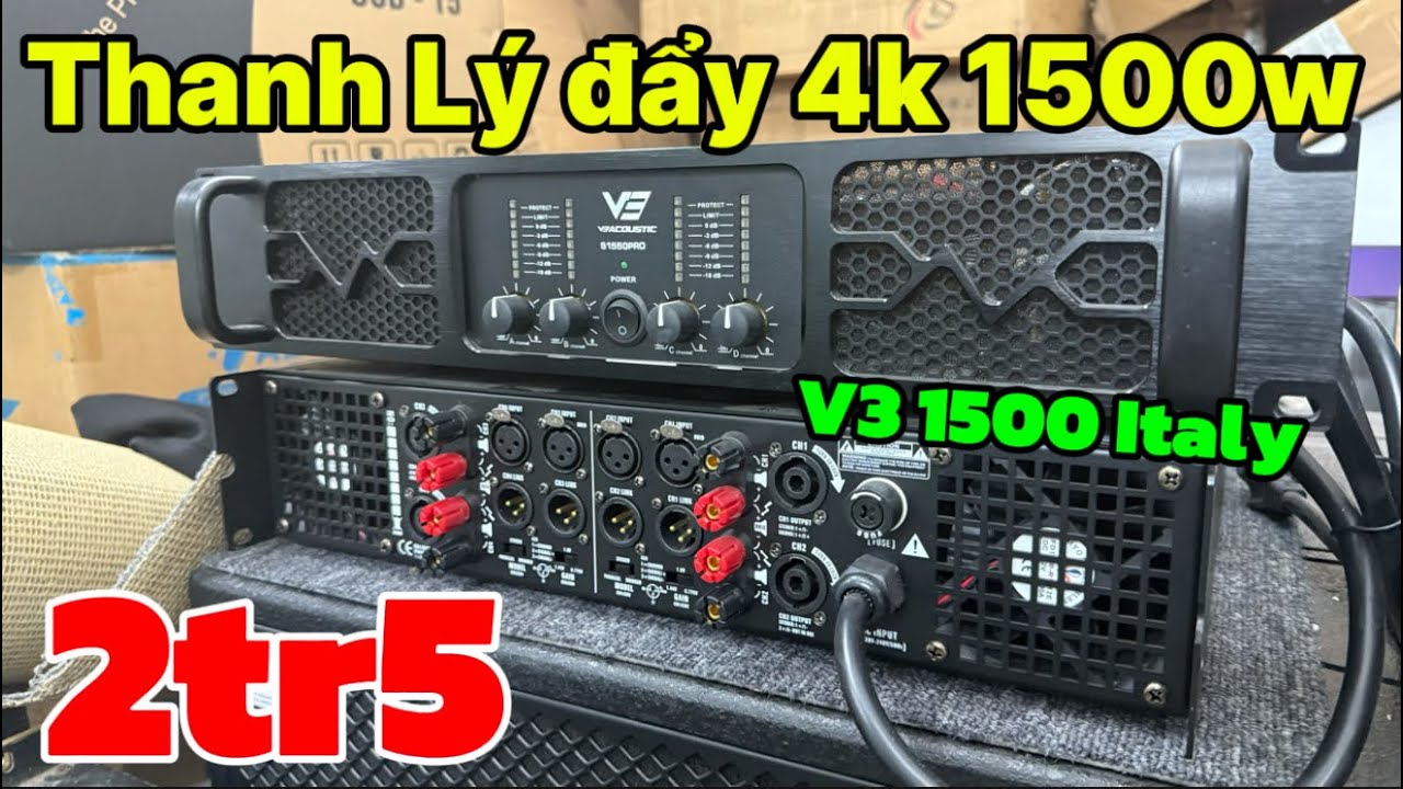 Thanh Lý Đẩy 4k 1500w giá 2tr5 hàng ITALY v3 s1550PRo, Chơi Sk Gia đình Gấu Luôn | 0888915888