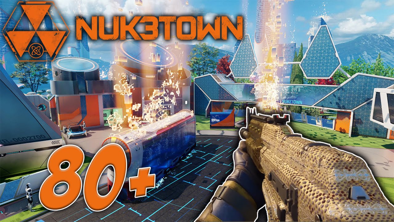 80+ BOMB ON NUK3TOWN!!! | COD: Black Ops 3 Gameplay