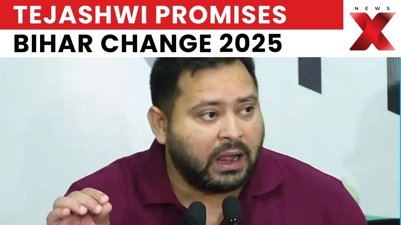 Tejashwi Yadav Promises Change: Key Announcements Ahead of Bihar Elections 2025 | NewsX