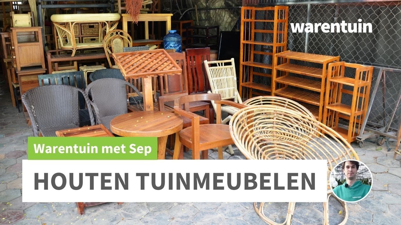 Hoe onderhoud je houten tuinmeubelen?