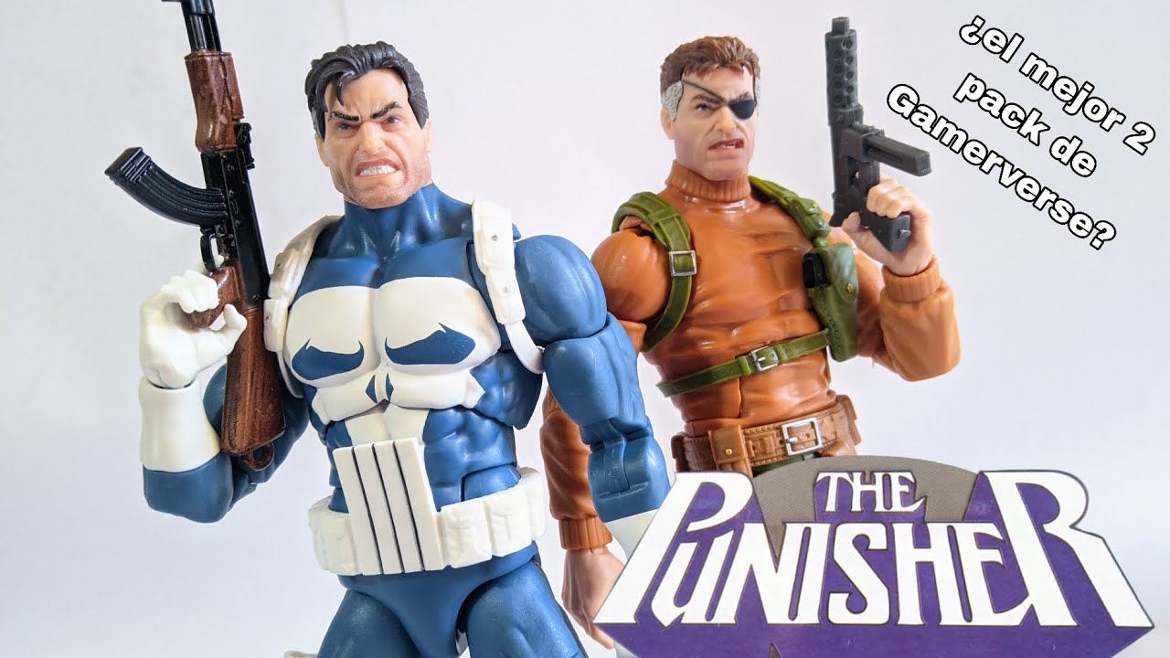 El mejor 2pack de Marvel Legends Gamerverse 🤨 Marvel Legends Punisher Nick Fury Gamerverse Two Pack