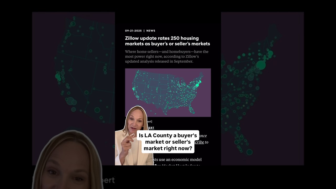 Do you agree on what Zillow says about LA? #youtubeshorts #sellersmarket #losangelesrealestate