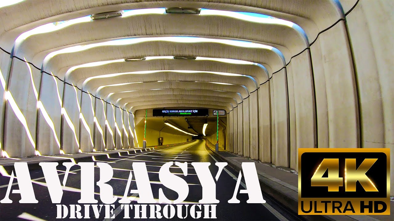 Driving Through Avrasya Tunnel- 4K Istanbul Travel 2019