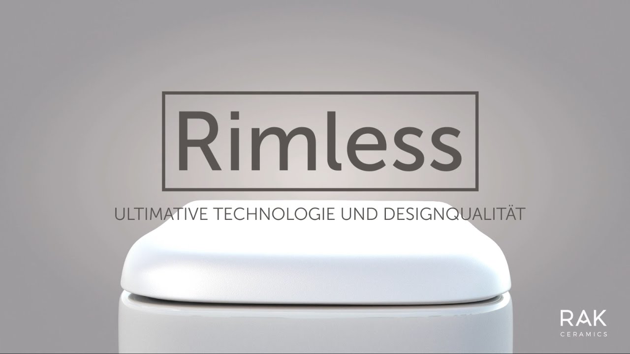 RAK Ceramics Rimless – ULTIMATIVE TECHNOLOGIE UND DESIGNQUALITAT