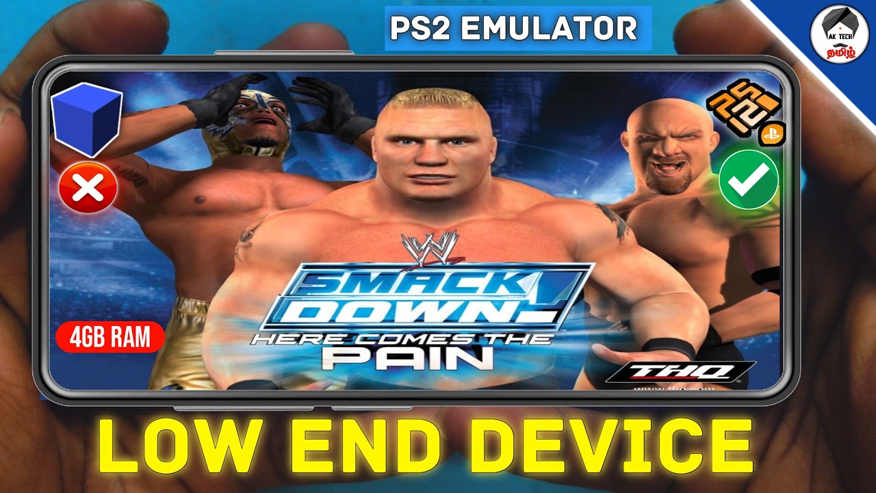 Play PS2 Games on Low End Device! AK Tech tamil