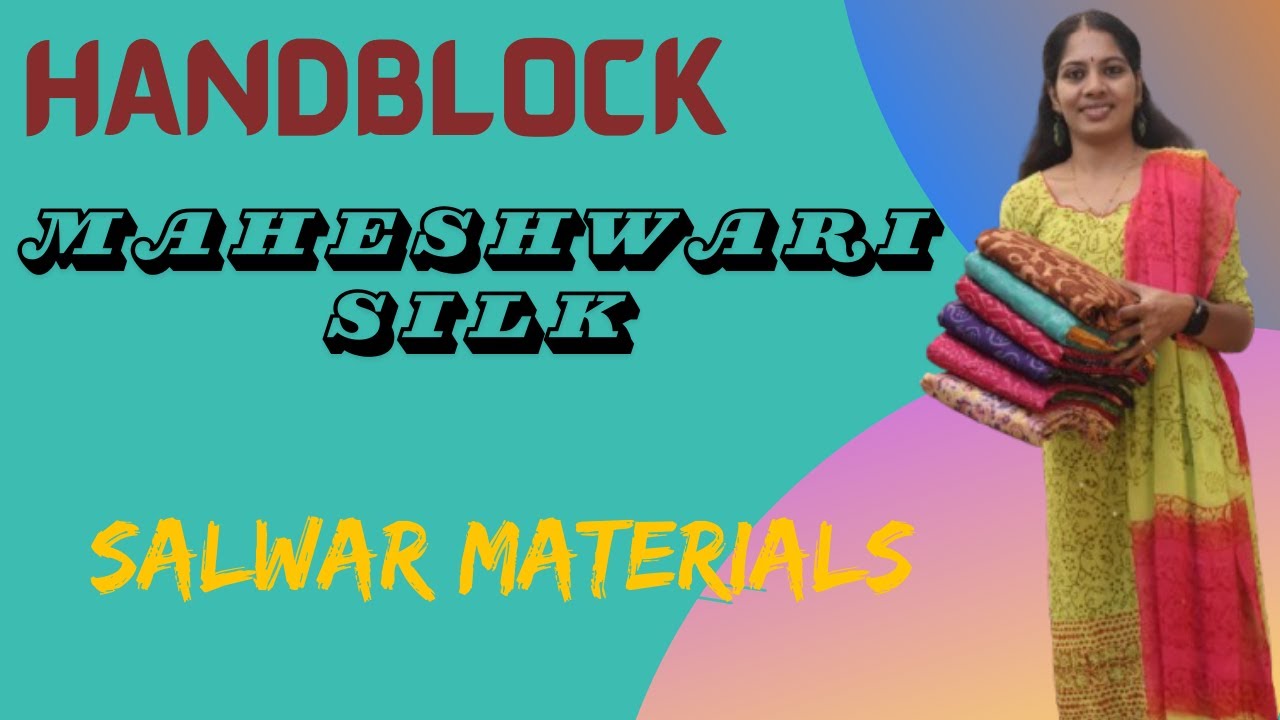 MAHASWERI SILK UNSTICHED SALWAR SUITS