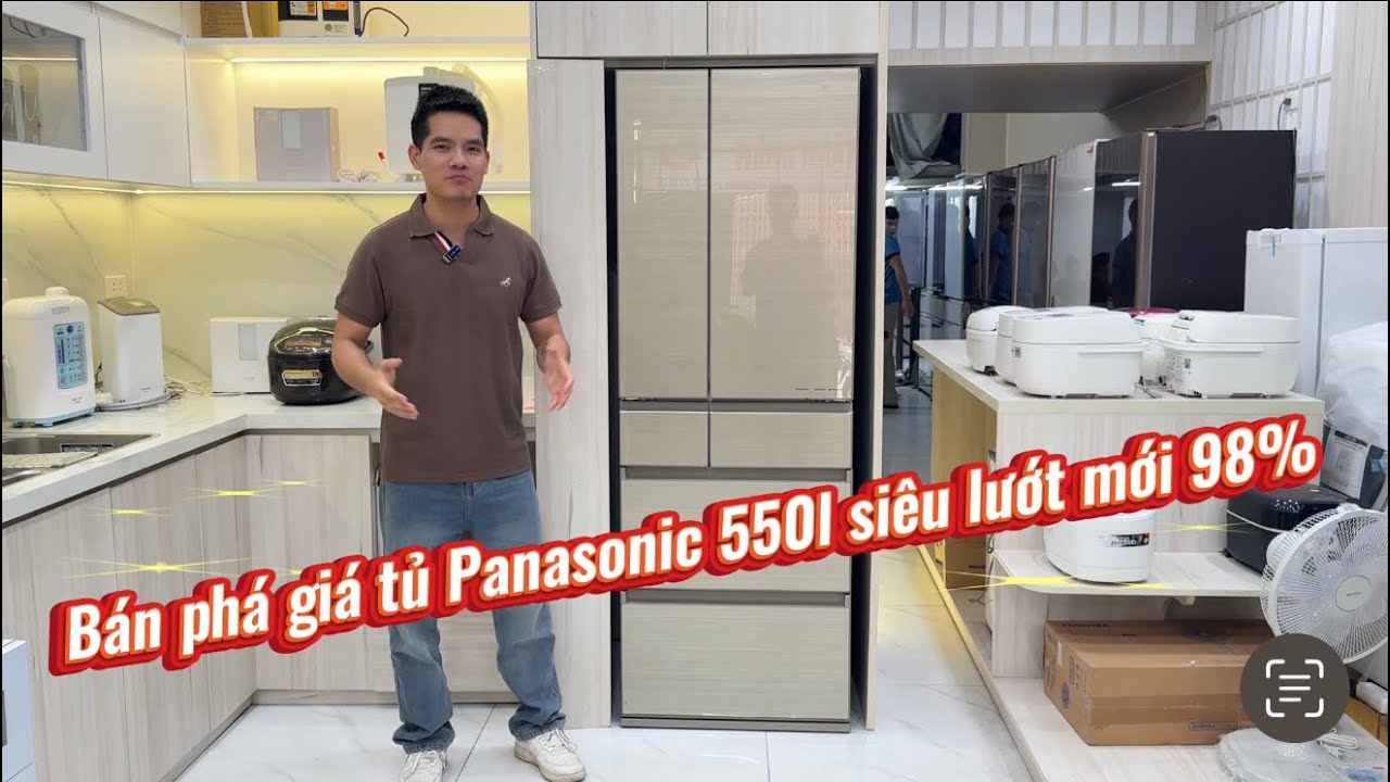 Phá giá tủ Panasonic siêu lướt hàng mua đấu giá. 0966 937 999