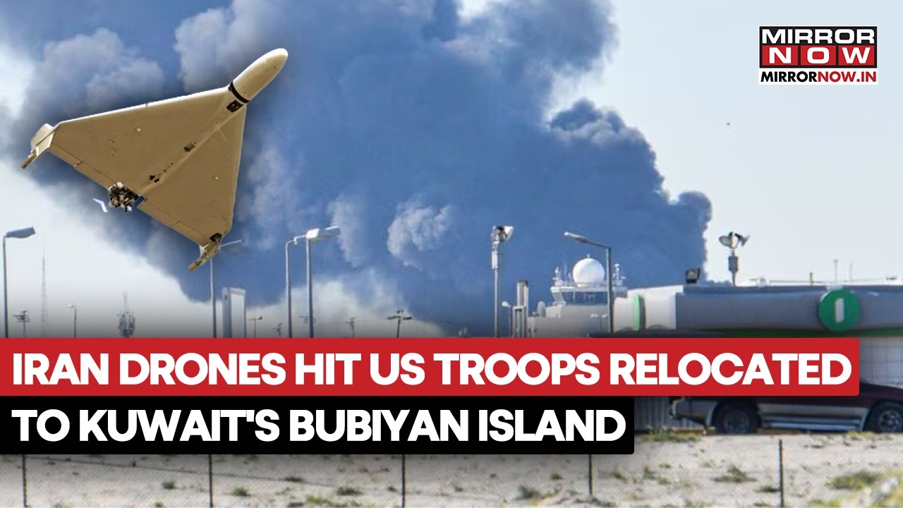 Iranian Drones Hit US Soldiers Relocated To Kuwait's Bubiyan Island After Trump's Big Theat | Watch
