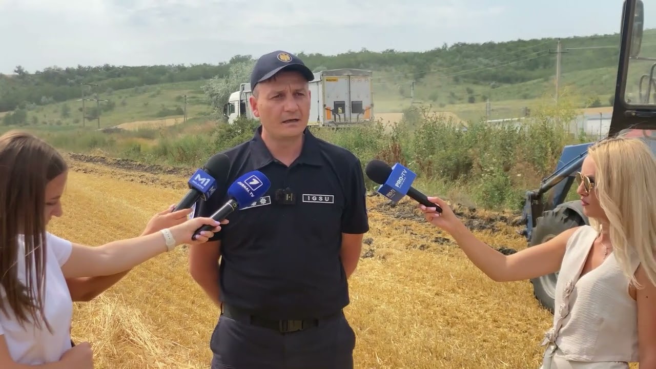 Respectați regulile de securitate în perioada secerișului – prevenim incendiile împreună