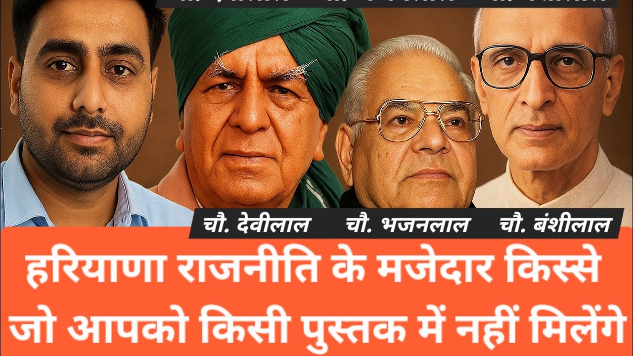 Devi Lal, Bansi Lal, Bhajan Lal के अनसुने किस्से | Haryana Politics Exposed
