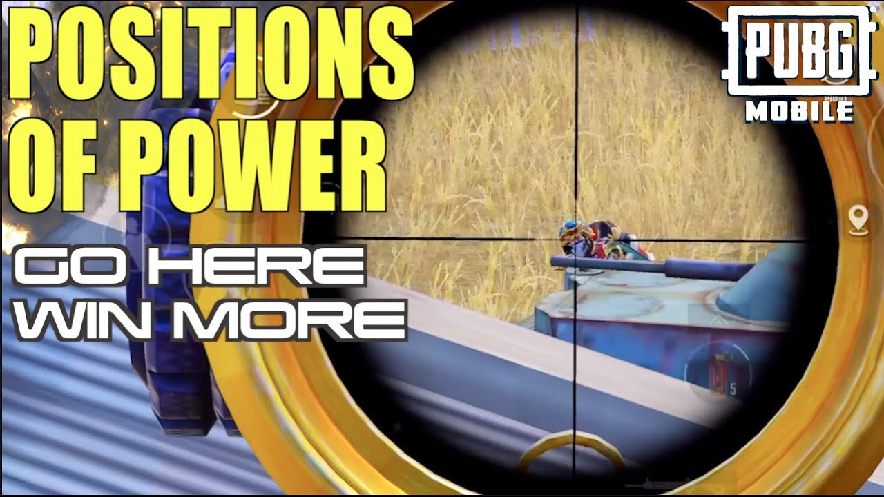 GAME CHANGING TACTICAL POSITIONS FOR PUBG MOBILE
