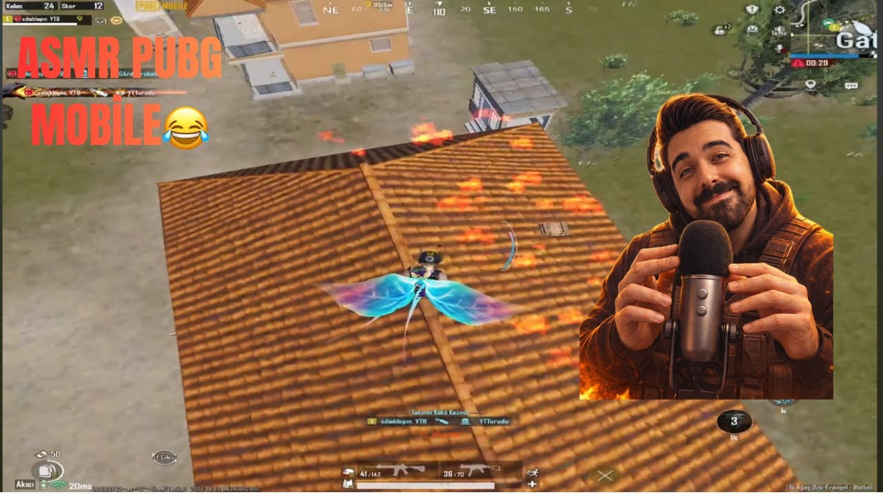 MİC KAPANINCA TAM BİR ASMR MAÇI OLDU😂 SOLO SQUAD PUBG MOBILE
