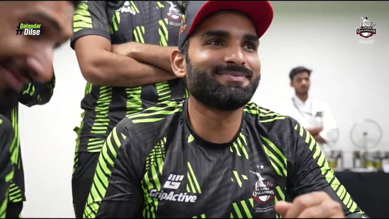 Which Qalandar takes the iPhone 16 after KK v LQ? 🧐 | Dressing Room | Lahore Qalandars | HBL PSL 10