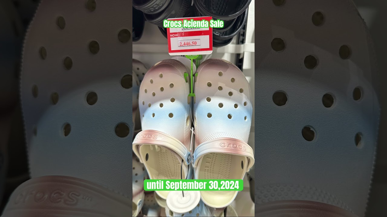 Crocs Acienda Sale! Price starts at ₱999! #Crocs