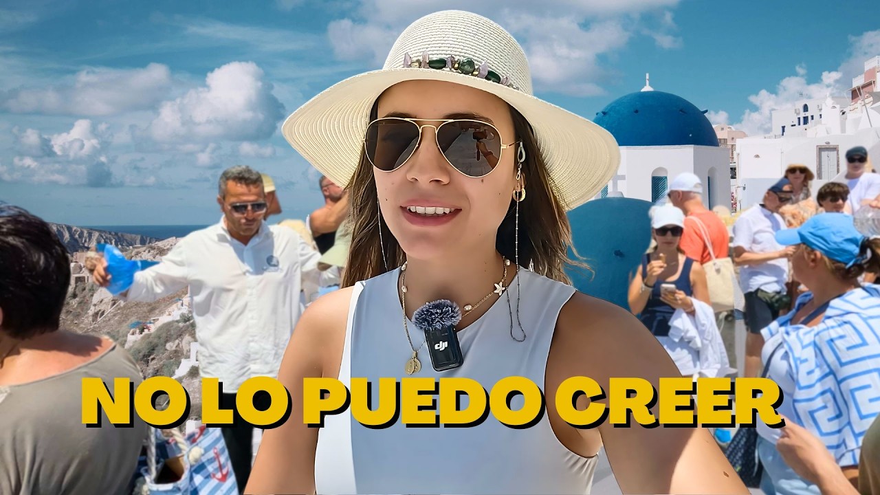 Esta es LA REALIDAD de venir a Santorini l Grecia 🇬🇷