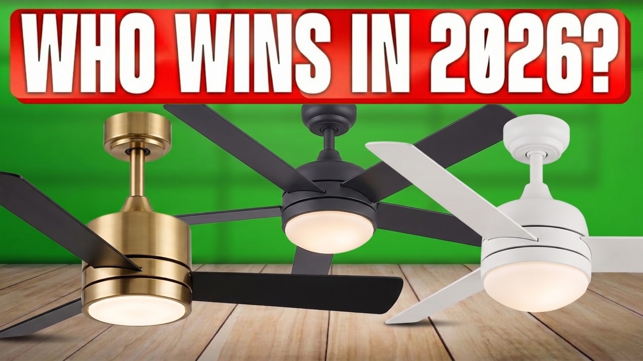 ✅ 7 Best BUDGET Ceiling Fans with Lights on Amazon [2026] Remote Control & Quiet / Indoor & Outdoor