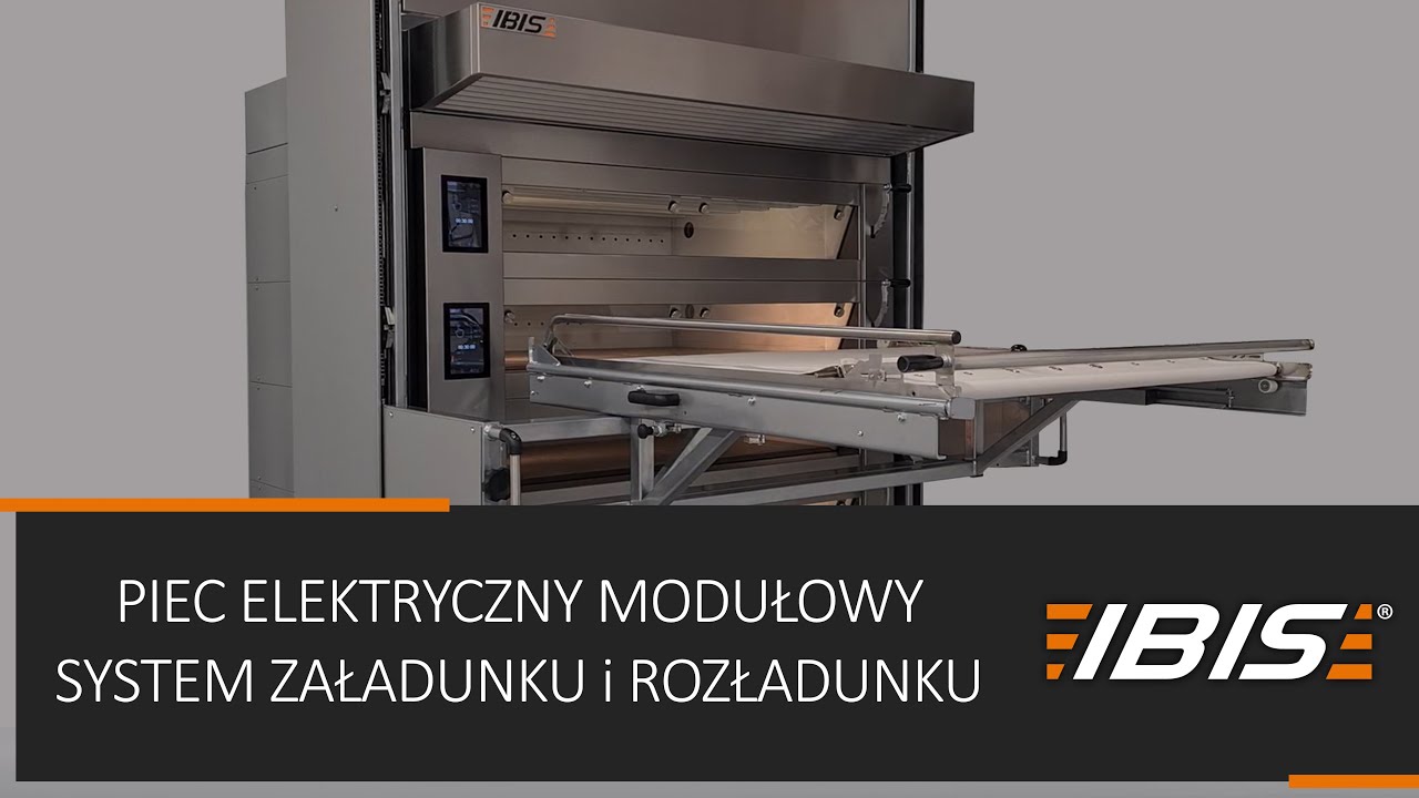 System załadunku - piec modułowy piekarniczy i cukierniczy IBIS GT / załadunek pieca piekarniczego