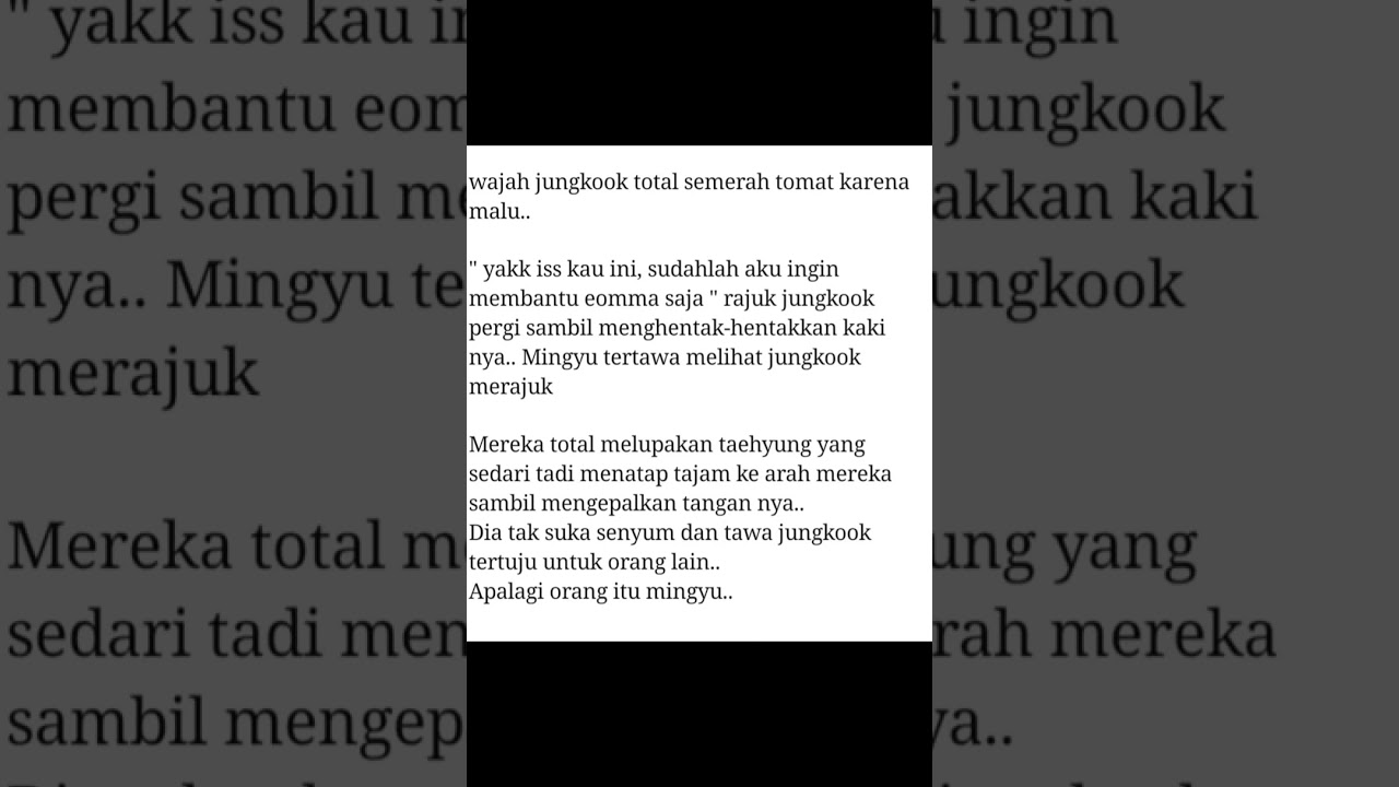 Judul ; love but hurt ( part 13 ) #fypyoutube #pov #ff #vkook #taekook #wattpad