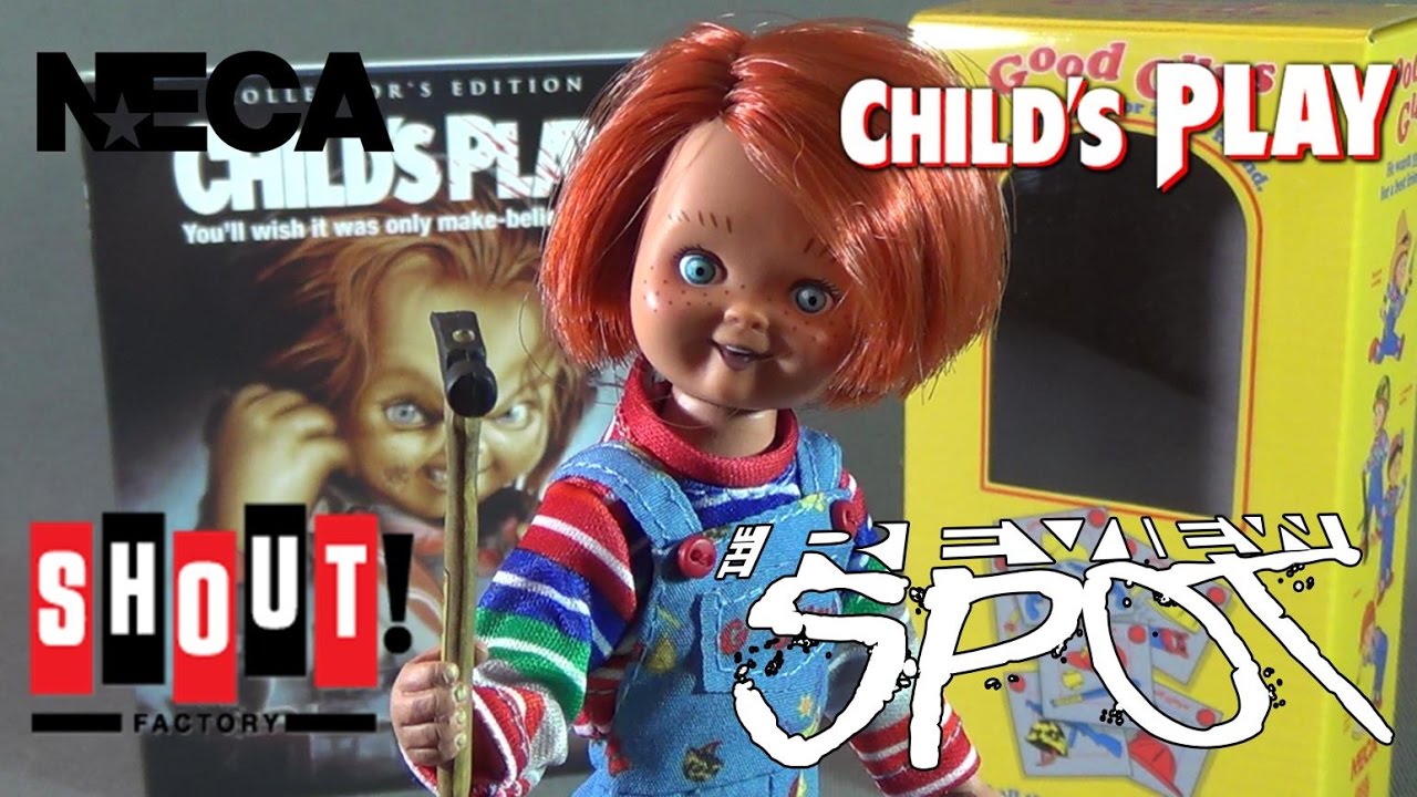 NECA Retro Cloth Chucky w/ Shout Factory Child's Play Blu Ray Set | Video Review HORROR